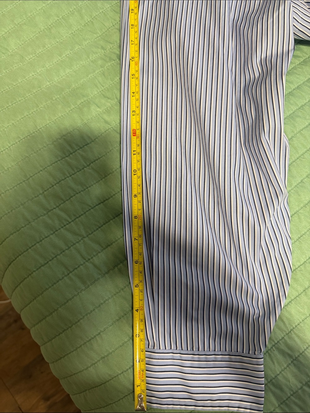 Ralph Lauren Blue & White Striped Button-Down Shirt - Picture 9 of 12